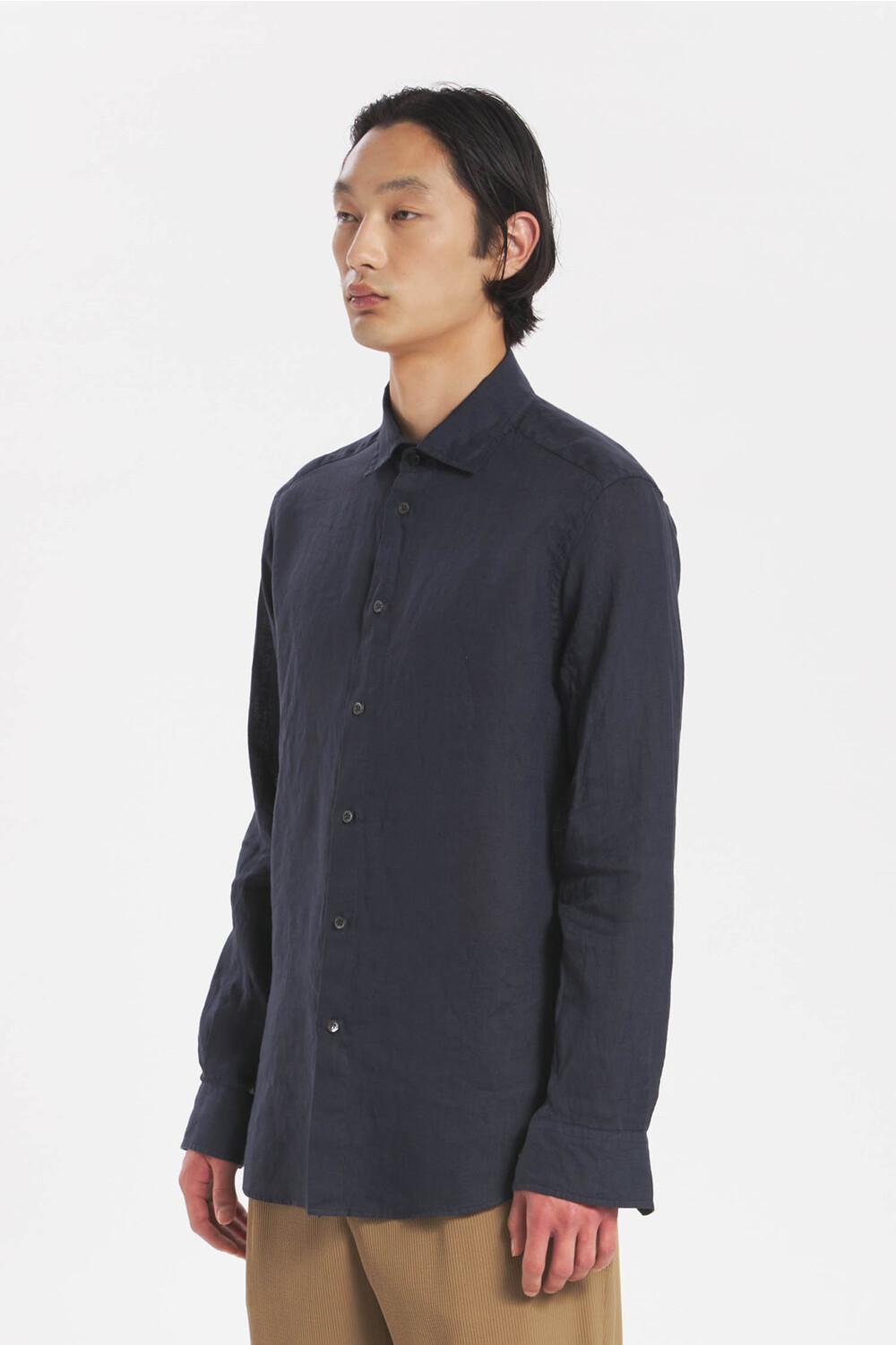 Barena Shirt Surian Telino Navy