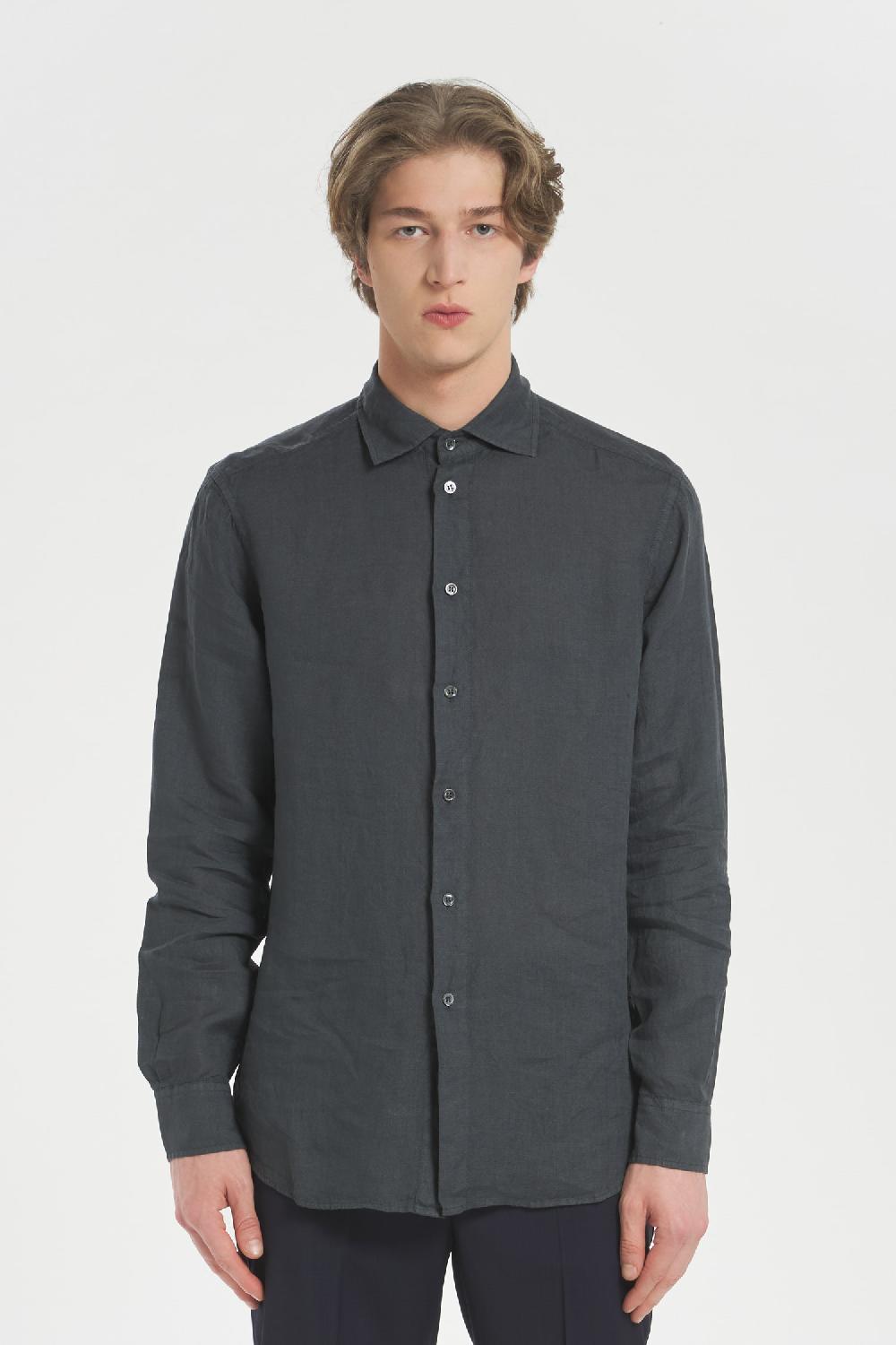 barena Shirt Surian Telino Piombo