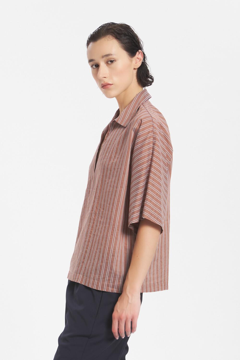 Barena Top Clizia Binario Cannella