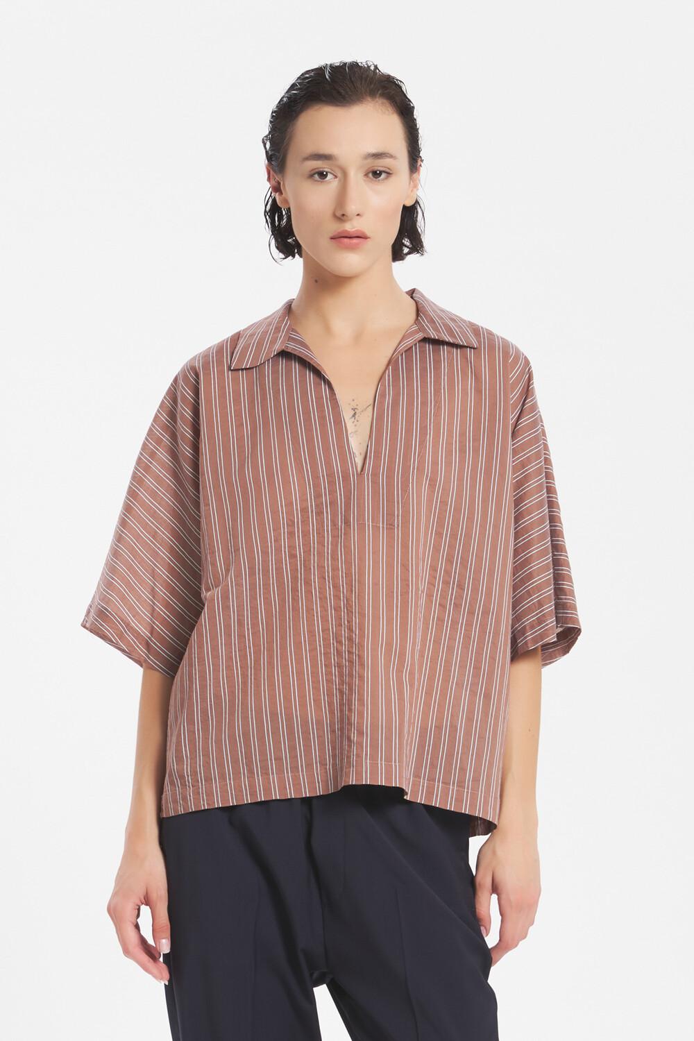 barena Top Clizia Binario Cannella