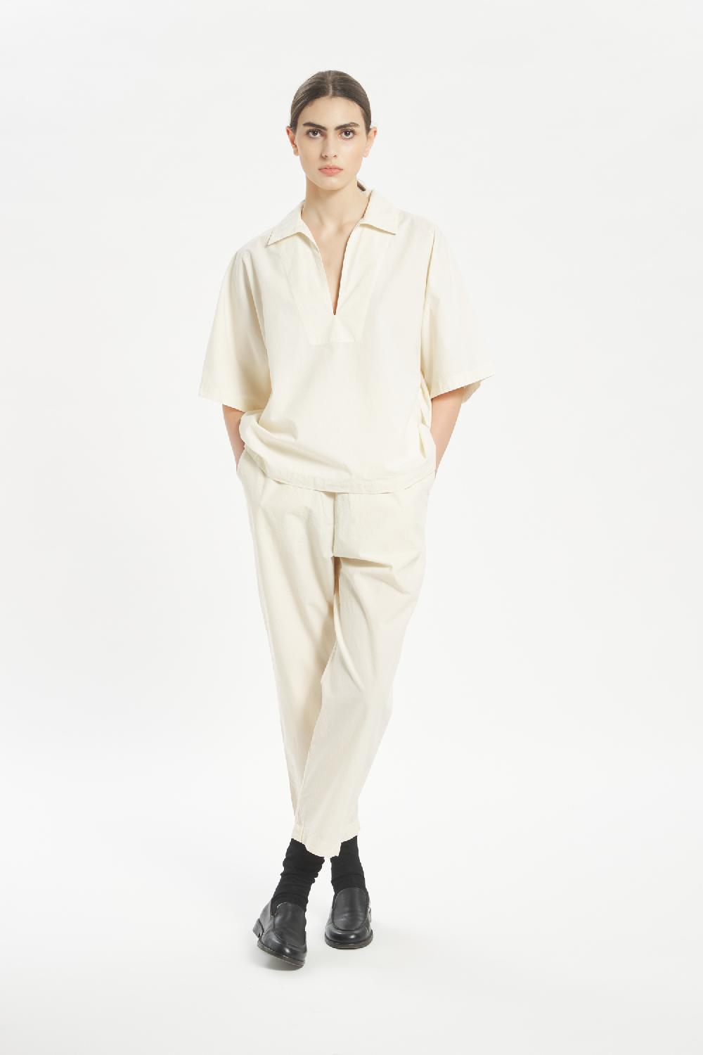 Barena Top Clizia Tendon Ecrù