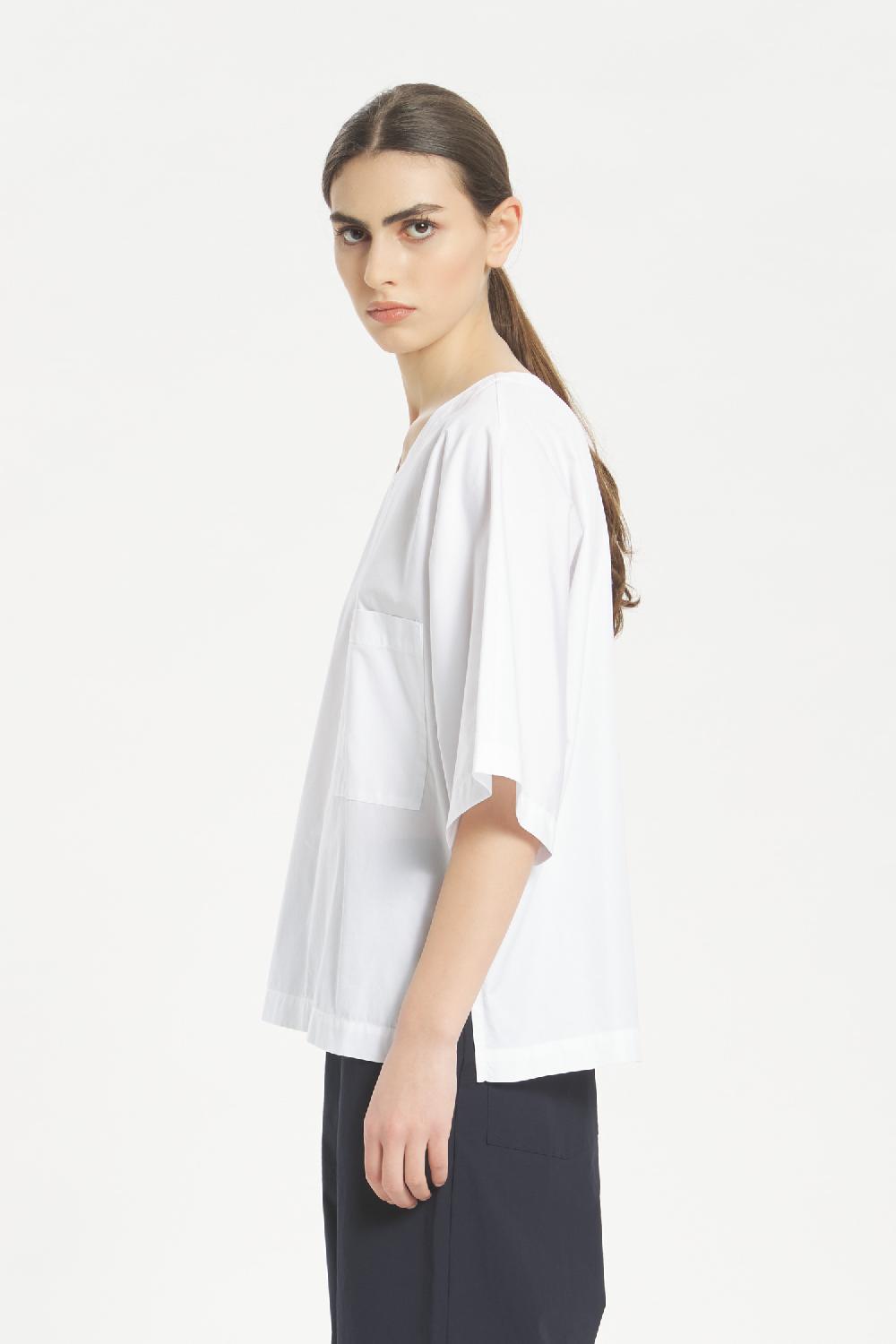 Barena Top Oliver Bagio Bianco