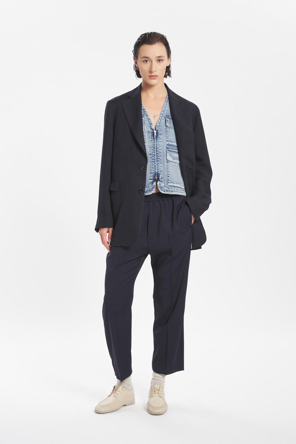 Barena Trousers Alfonso Tropical Navy