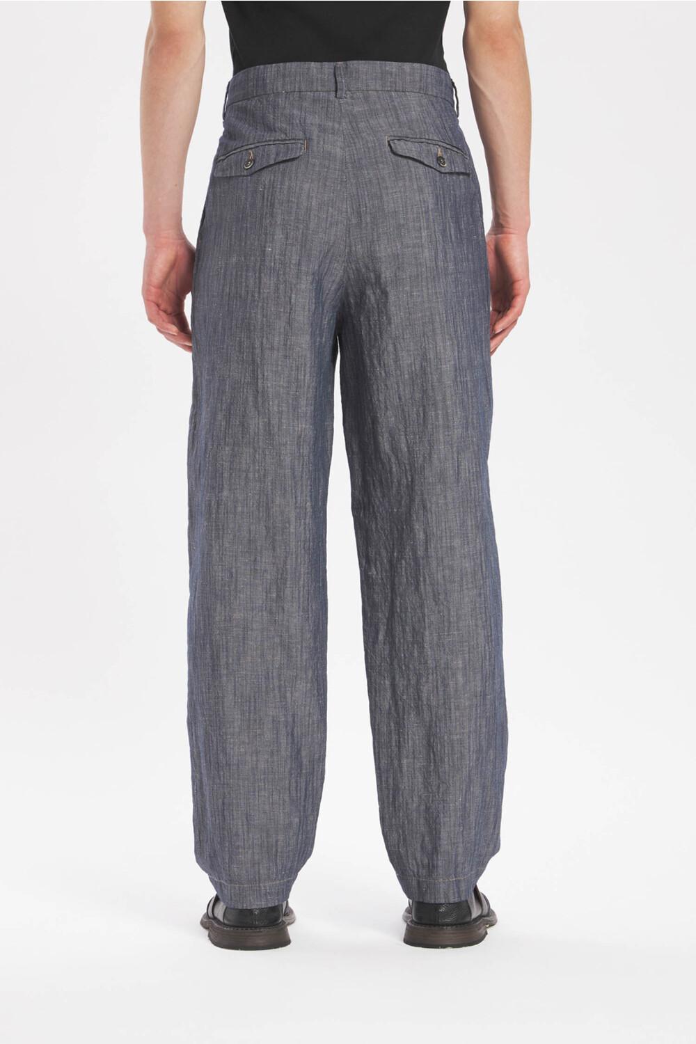 Barena Trousers Canasta Piado Navy