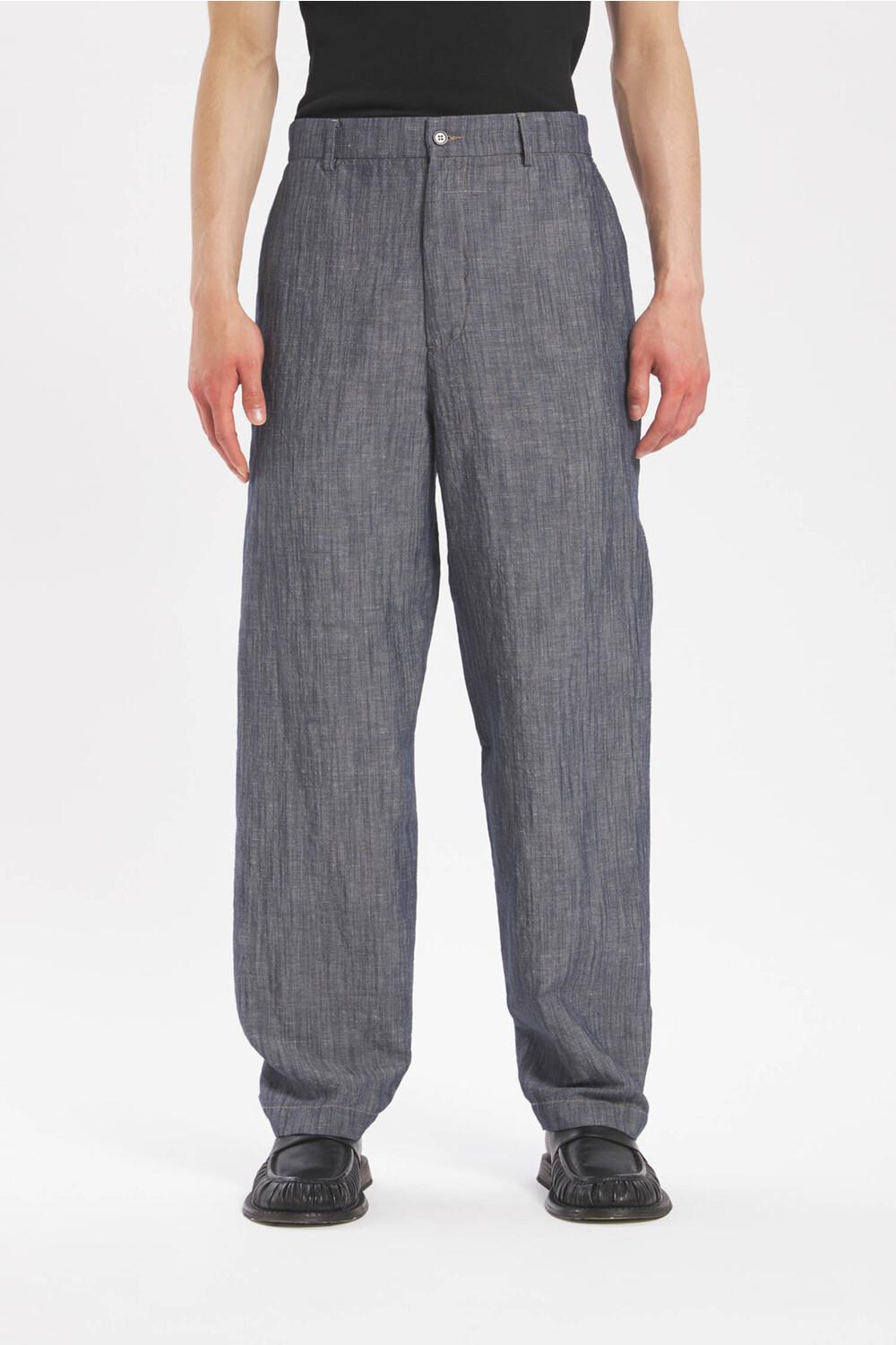 barena Trousers Canasta Piado Navy