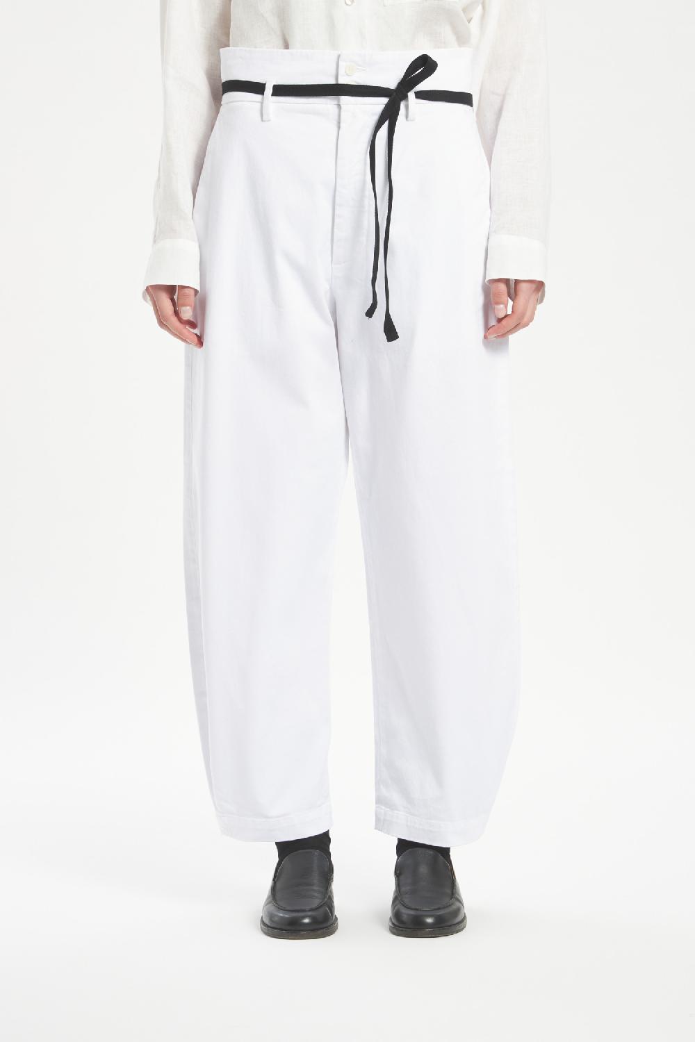 barena Trousers Candiano Traverso Bianco