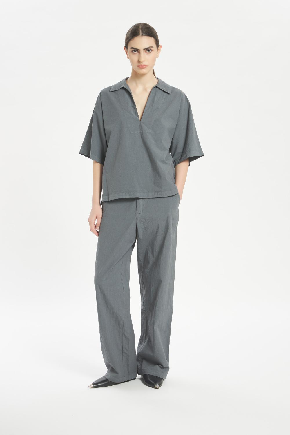 Barena Trousers Ida Tendon Grafite