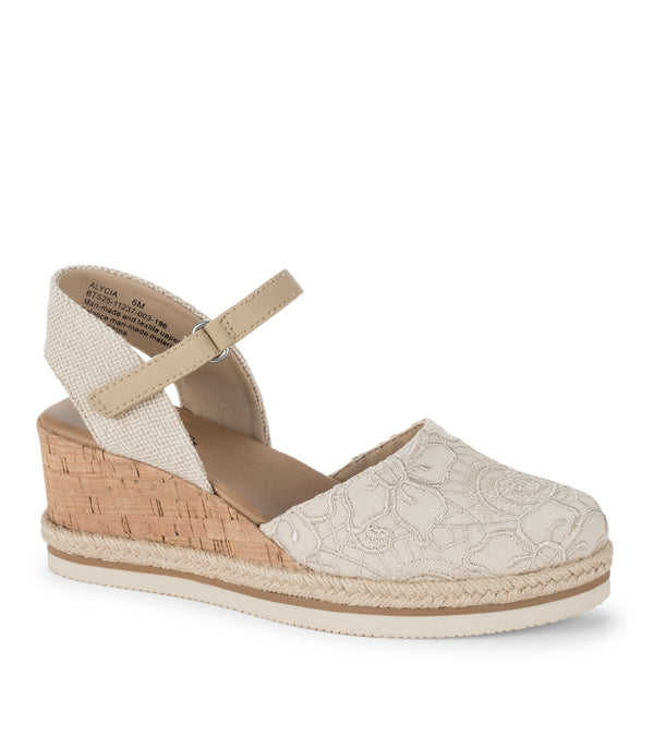 baretraps Alycia Closed Toe Wedge Sandal