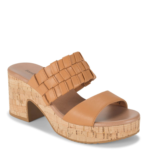 baretraps Mavis Block Heel Slide Sandal