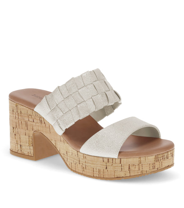 baretraps Mavis Block Heel Slide Sandal