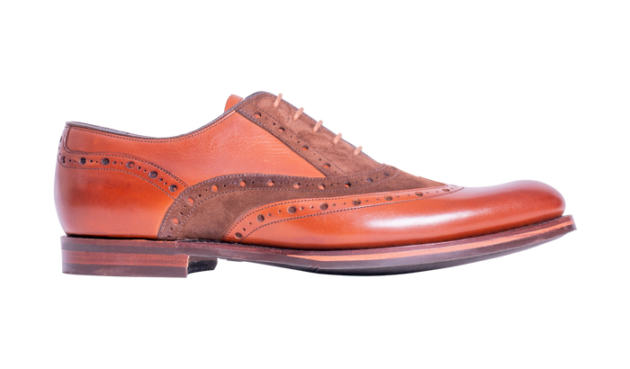 Barker Abingdon - Chestnut Calf/Polo Suede