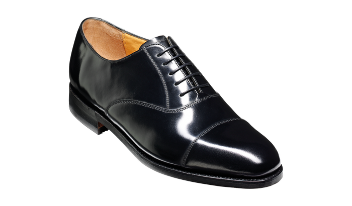 barker Arnold - Black Hi-Shine Oxford Shoe