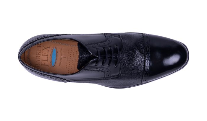 Barker Ashbourne - Black Hi-Shine/Grain