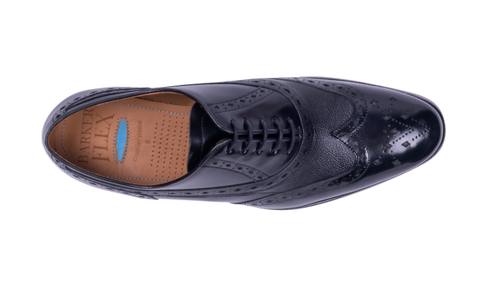 Barker Bampton - Black Hi-Shine/Grain