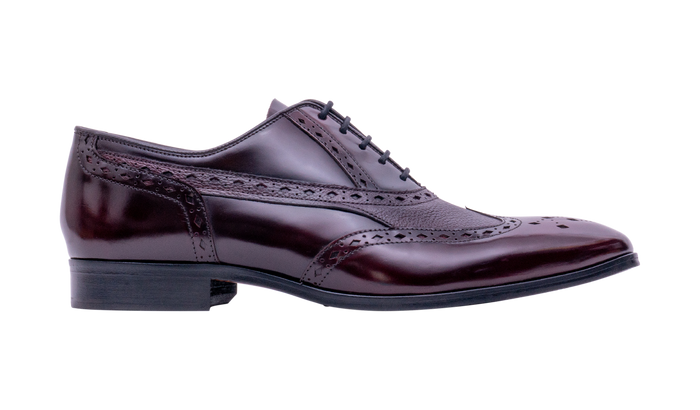 Barker Bampton - Burgundy Hi-Shine/Grain