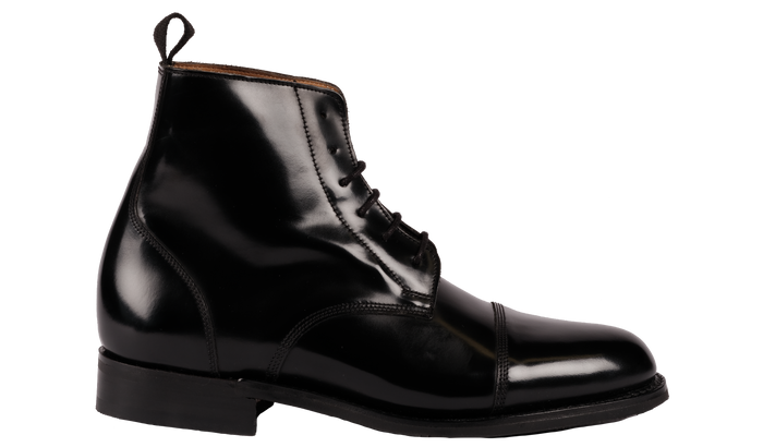 barker Boot - Black Hi-Shine