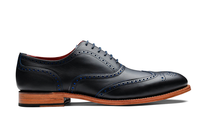 Barker Brando 2 - Navy Calf Blue Punch