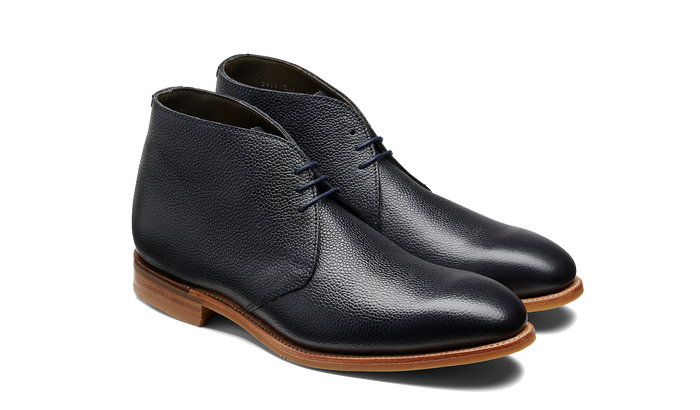 Barker Burwick - Navy Grain