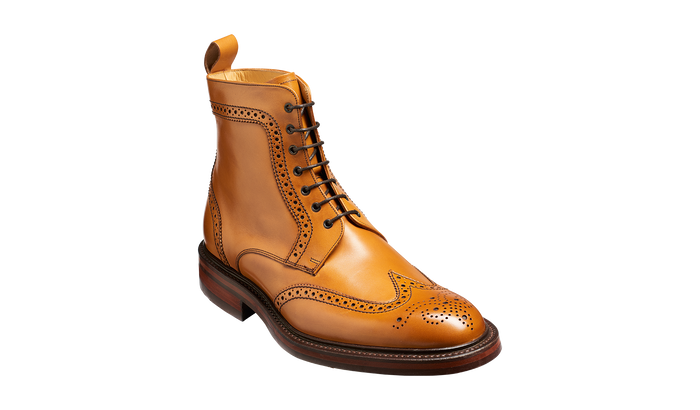barker Calder - Cedar Calf Wing-cap Boot