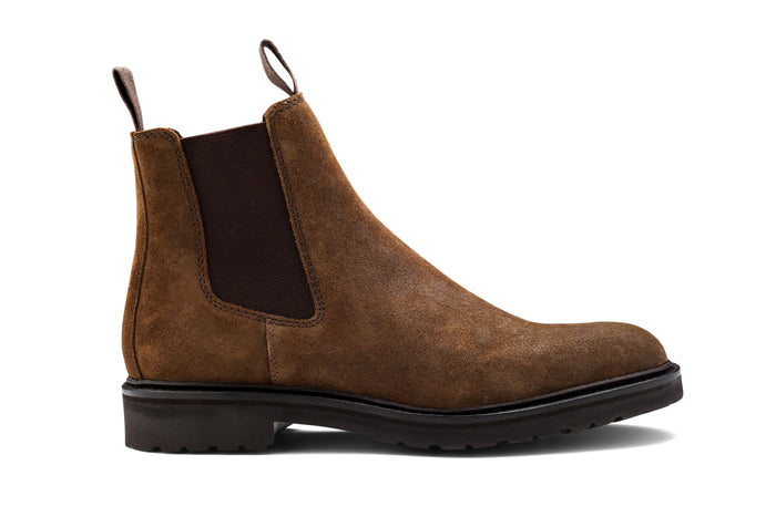 Barker Camborne - Brown Waxy Suede