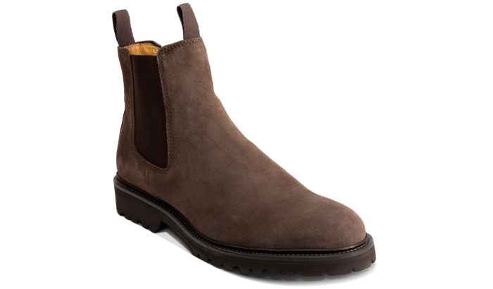 barker Camborne - Brown Waxy Suede