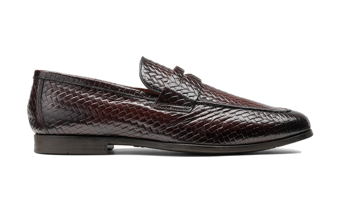 Barker Capri - Brown Weave Brown Stain