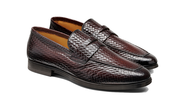 Barker Capri - Brown Weave Brown Stain