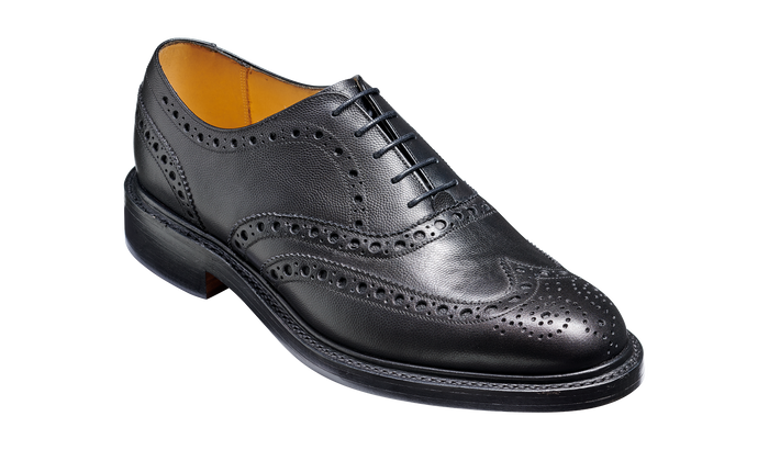 barker Charles - Black Fine Grain - Brogue Shoe