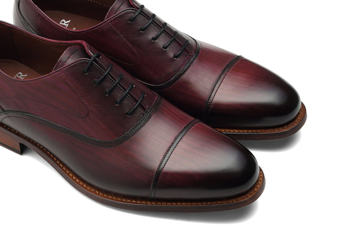 Barker Chingford - Hand Brushed Burgundy