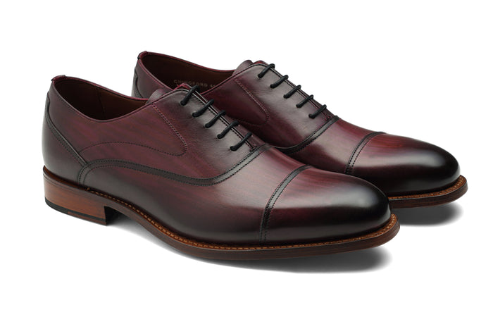 Barker Chingford - Hand Brushed Burgundy