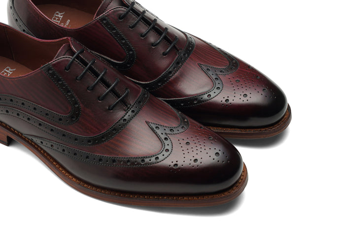 Barker Chiswick - Hand Brushed Burgundy