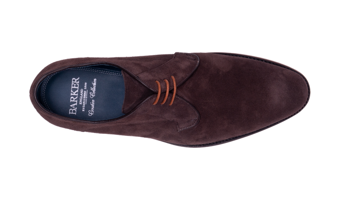 Barker Derby - Bitta Choc Suede