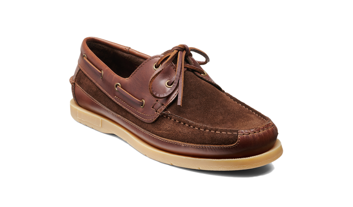 barker Dexter - Cognac Leather Coffee Suede