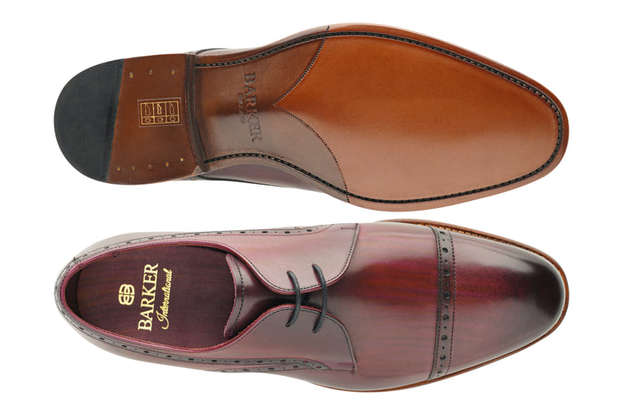 barker Ealing - Hand Brushed Burgundy