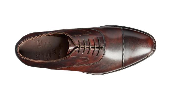 Barker Falsgrave - Dark Brown Shadow Calf Oxford