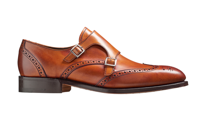 Barker Fleet - Antique Rosewood Calf Wingtip Shoes