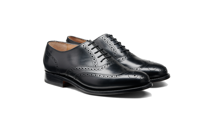 Barker Gatwick - Black Calf