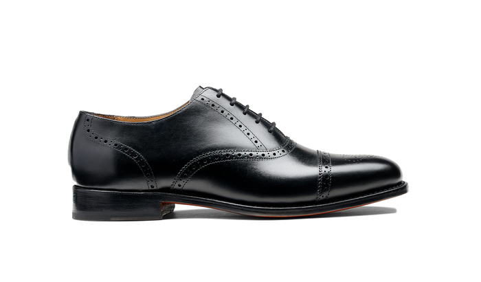 Barker Gatwick - Black Calf