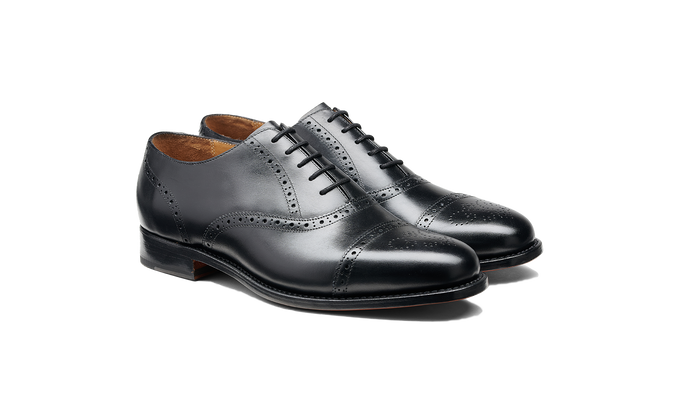Barker Glasgow - Black Calf