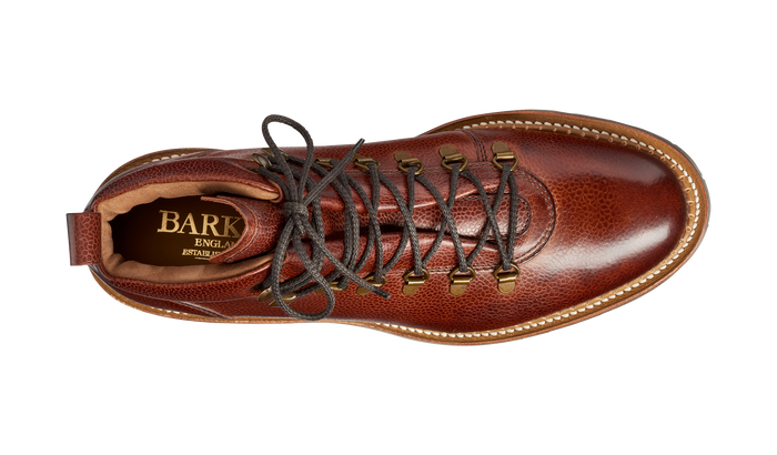Barker Glencoe - Cherry Grain - Hiker Boot