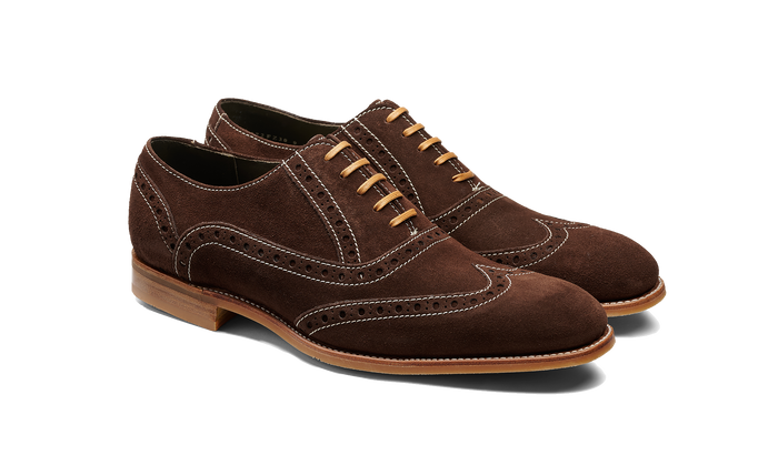 Barker Grant - Brown Suede