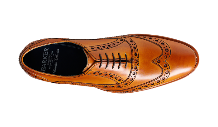 Barker Grant - Cedar Calf Mens Brogue Shoe