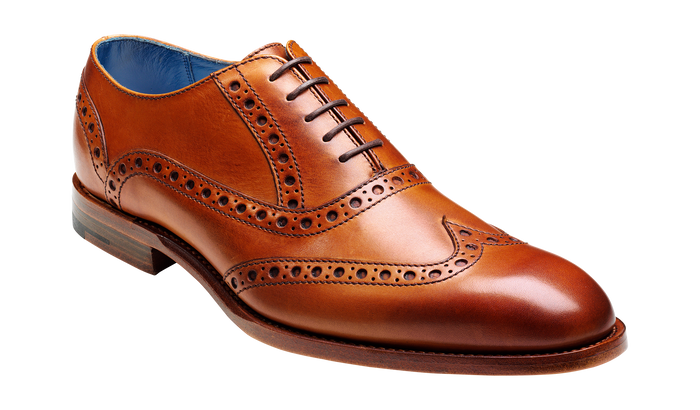 barker Grant - Cedar Calf Mens Brogue Shoe