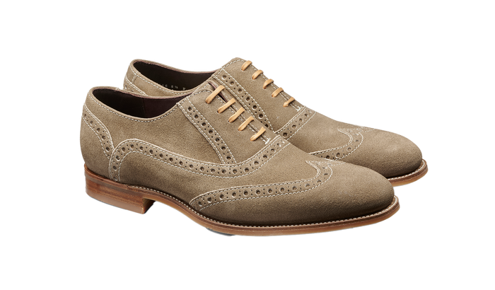 Barker Grant - Taupe Suede