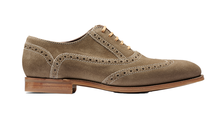 Barker Grant - Taupe Suede