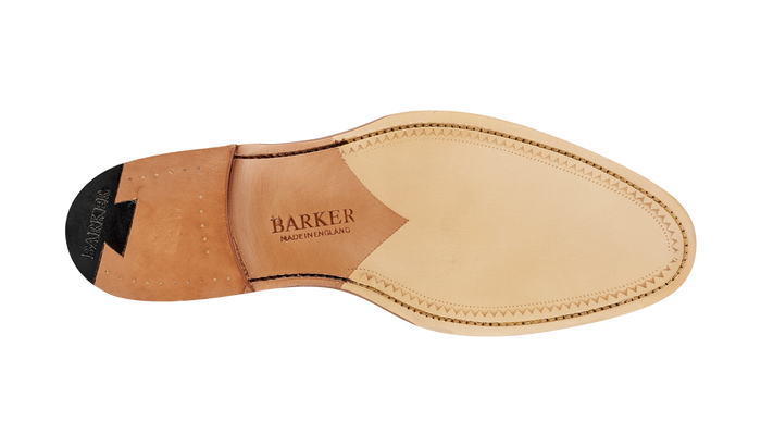 Barker Hartley - Cedar Hi-Shine Oxford Toe-cap Shoe
