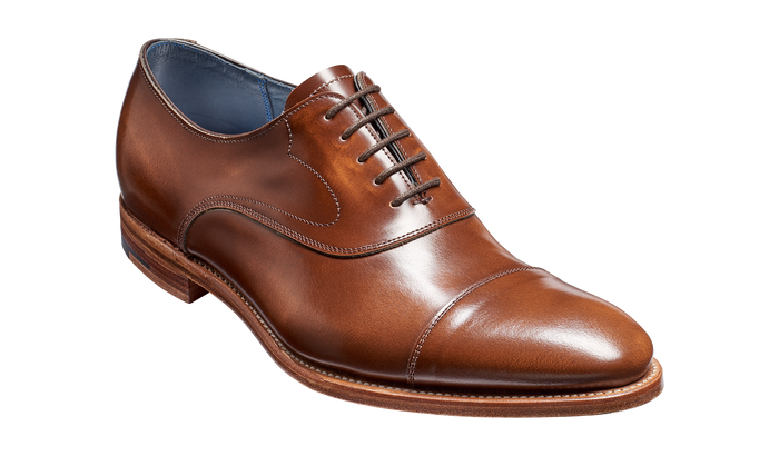 barker Hartley - Cedar Hi-Shine Oxford toe-cap Shoe