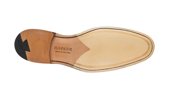 Barker Hopper - Cedar Calf / Navy Elastic Chelsea Boot