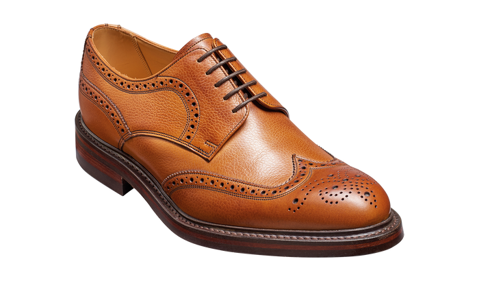 barker Kelmarsh - Cedar Grain Wingtip Brogue