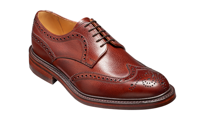 barker Kelmarsh - Cherry Grain Wingtip Brogue
